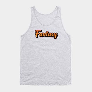 Retro Megical Fantasy Lettering Tank Top